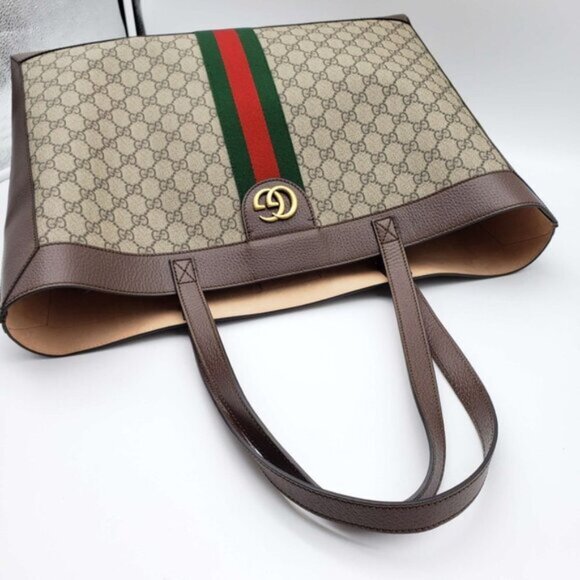 100% Authentic Gucci GG Ophidia Large Tote Bag 975-102924 - Picture 5 of 14
